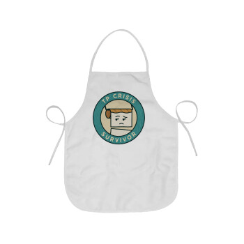 TP Crisis Survivor, Chef Apron Short Full Length Adult (63x75cm)