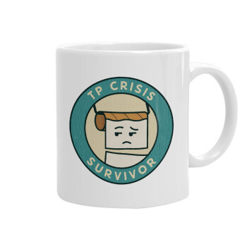 TP Crisis Survivor, Ceramic coffee mug, 330ml (1pcs)