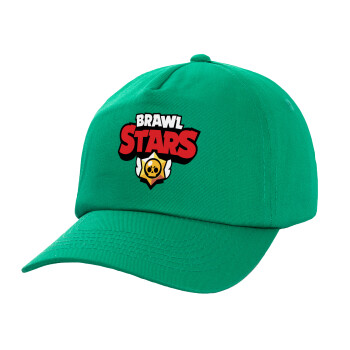 Brawl Stars, Καπέλο Ενηλίκων Baseball, 100% Βαμβακερό,  Πράσινο (ΒΑΜΒΑΚΕΡΟ, ΕΝΗΛΙΚΩΝ, UNISEX, ONE SIZE)