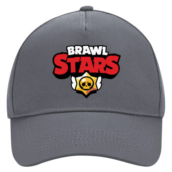 Brawl Stars, Καπέλο Ενηλίκων Ultimate Γκρι, (100% ΒΑΜΒΑΚΕΡΟ DRILL, ΕΝΗΛΙΚΩΝ, UNISEX, ONE SIZE)