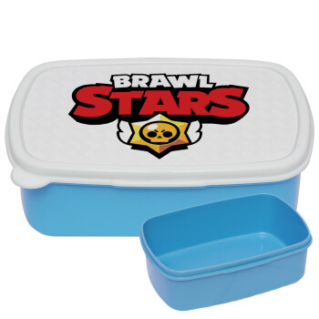 Brawl Stars, ΜΠΛΕ παιδικό δοχείο φαγητού (lunchbox) πλαστικό (BPA-FREE) Lunch Βox M18 x Π13 x Υ6cm