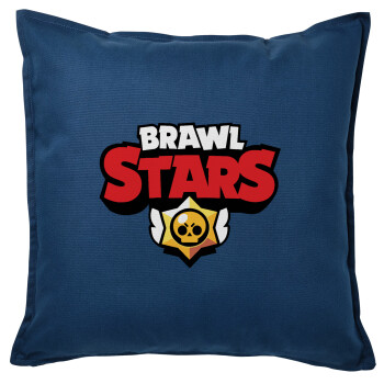 Brawl Stars, Sofa cushion Blue 50x50cm includes filling