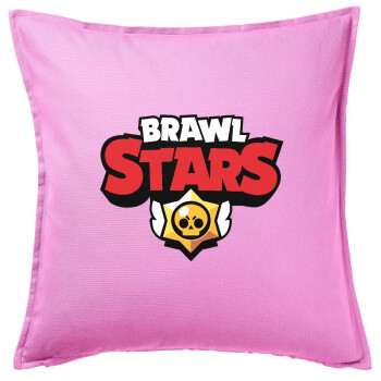 Brawl Stars, Sofa cushion Pink 50x50cm includes filling