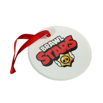 Brawl Stars, Christmas ornament glass 9cm