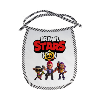 Brawl Stars Desert, Σαλιάρα μωρού αλέκιαστη με κορδόνι Μαύρη