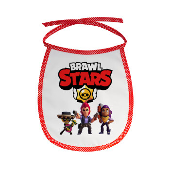 Brawl Stars Desert, Σαλιάρα μωρού αλέκιαστη με κορδόνι Κόκκινη