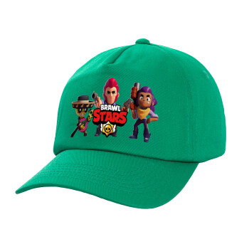 Brawl Stars Desert, Adult Baseball Cap, 100% Cotton, Green (COTTON, ADULT, UNISEX, ONE SIZE)