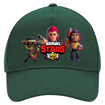 Brawl Stars Desert, Adult Ultimate Hat GREEN, (100% COTTON DRILL, ADULT, UNISEX, ONE SIZE)