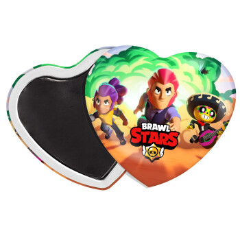 Brawl Stars Desert, Μαγνητάκι καρδιά (57x52mm)