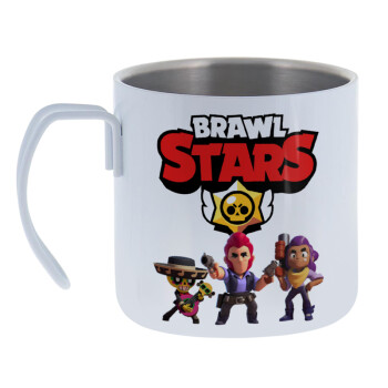 Brawl Stars Desert, Mug Stainless steel double wall 400ml