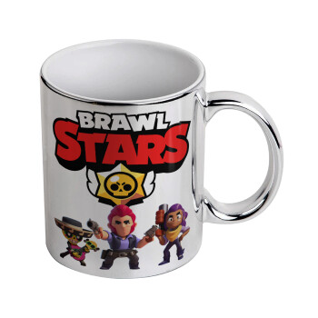 Brawl Stars Desert, Mug ceramic, silver mirror, 330ml