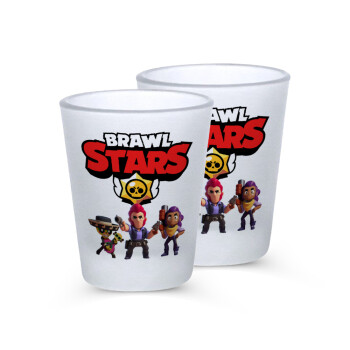 Brawl Stars Desert, Σφηνοπότηρα γυάλινα 45ml του πάγου (2 τεμάχια)