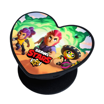 Brawl Stars Desert, Phone Holders Stand  καρδιά Μαύρο Βάση Στήριξης Κινητού στο Χέρι