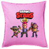 Sofa cushion Pink 50x50cm includes filling