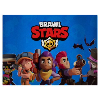 Brawl Stars Blue, Επιφάνεια κοπής γυάλινη (38x28cm)