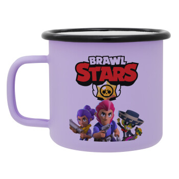 Brawl Stars Blue, Κούπα Μεταλλική εμαγιέ ΜΑΤ Light Pastel Purple 360ml