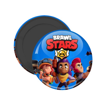 Brawl Stars Blue, Μαγνητάκι ψυγείου στρογγυλό διάστασης 5cm