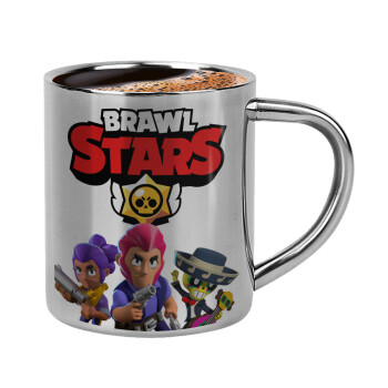 Brawl Stars Blue, Κουπάκι μεταλλικό διπλού τοιχώματος για espresso (220ml)