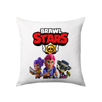 Brawl Stars Blue, Μαξιλάρι καναπέ 40x40cm περιέχεται το  γέμισμα