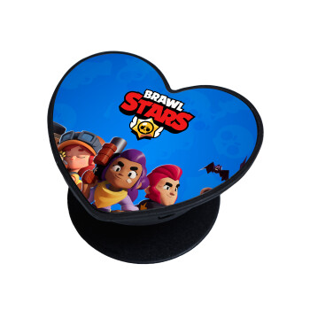 Brawl Stars Blue, Phone Holders Stand  καρδιά Μαύρο Βάση Στήριξης Κινητού στο Χέρι