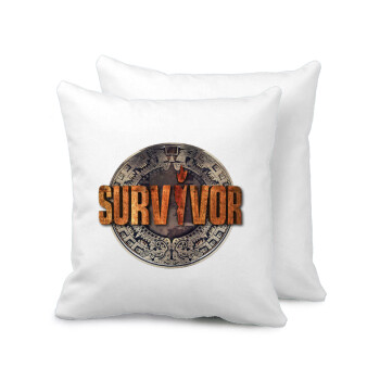 Survivor, Sofa cushion 40x40cm includes filling