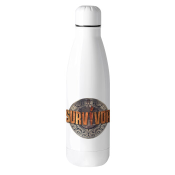 Survivor, Μεταλλικό παγούρι θερμός (Stainless steel), 500ml