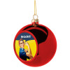 Christmas tree ball Red 8cm