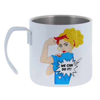 We can do it!, Mug Stainless steel double wall 400ml