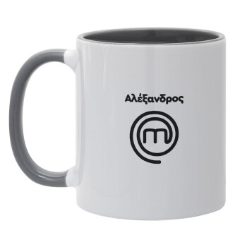 Master Chef Greece, Mug colored grey, ceramic, 330ml