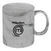 Mug ceramic marble style, 330ml