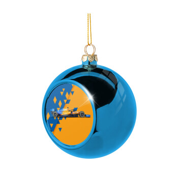 McLaren Formula 1, Blue Christmas tree ball ornament 8cm