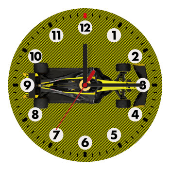 Renault Formula 1, Wooden wall clock (20cm)