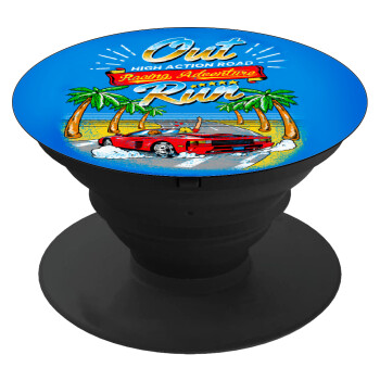 outrun game, Phone Holders Stand  Black Hand-held Mobile Phone Holder