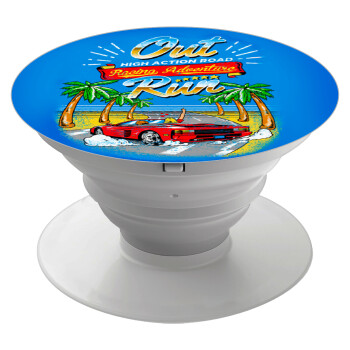 outrun game, Phone Holders Stand  Λευκό Βάση Στήριξης Κινητού στο Χέρι