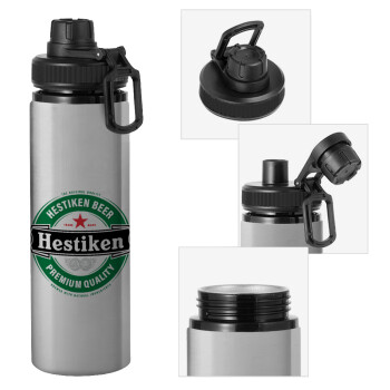 Hestiken Beer, Μεταλλικό παγούρι νερού με καπάκι ασφαλείας, αλουμινίου 850ml