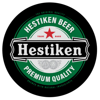 Hestiken Beer, Mousepad Round 20cm
