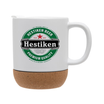 Hestiken Beer, Ceramic coffee mug Cork (MAT), 330ml (1pcs)