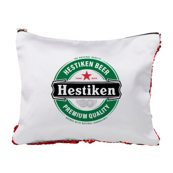 Hestiken Beer, Τσαντάκι νεσεσέρ με πούλιες (Sequin) Κόκκινο