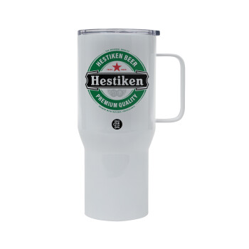 Hestiken Beer, Mega Stainless steel Tumbler with lid, double wall 750L