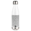 Metal mug thermos White (Stainless steel), double wall, 500ml