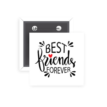 Best Friends forever, Κονκάρδα παραμάνα τετράγωνη 5x5cm