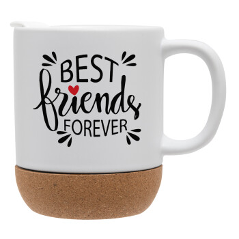 Best Friends forever, Ceramic coffee mug Cork (MAT), 330ml (1pcs)