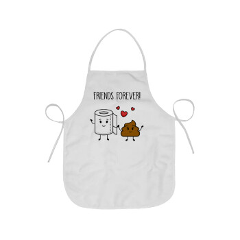 Friends forever, Chef Apron Short Full Length Adult (63x75cm)