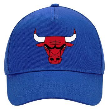 Chicago Bulls, Ultimate Adult Hat BLUE, (100% COTTON DRILL, ADULT, UNISEX, ONE SIZE)