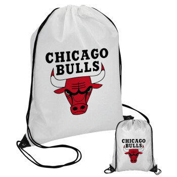 Chicago Bulls, Τσάντα πουγκί με μαύρα κορδόνια (1 τεμάχιο)