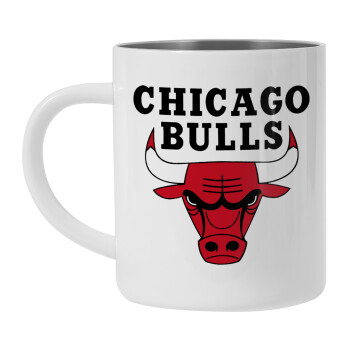 Chicago Bulls, Mug Stainless steel double wall 450ml