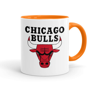 Chicago Bulls, Mug colored orange, ceramic, 330ml