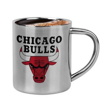 Chicago Bulls, Double-wall metal cup for espresso (220ml)