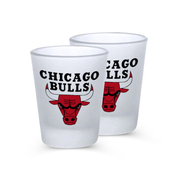 Chicago Bulls, Σφηνοπότηρα γυάλινα 45ml του πάγου (2 τεμάχια)