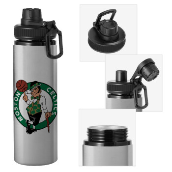 Boston Celtics, Metallic water bottle with safety cap, 850ml aluminum